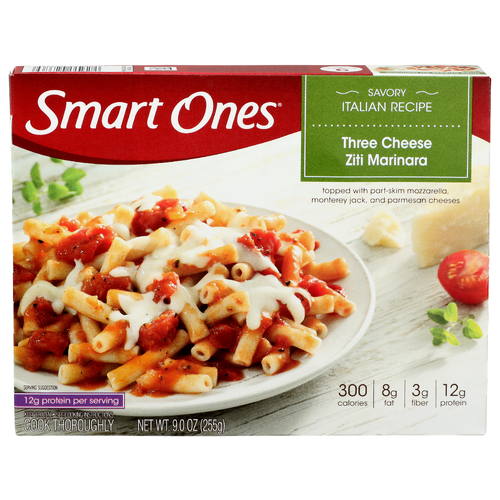 Smart Ones Three Cheese Ziti Marinara - 3 Ounce - 3 Count