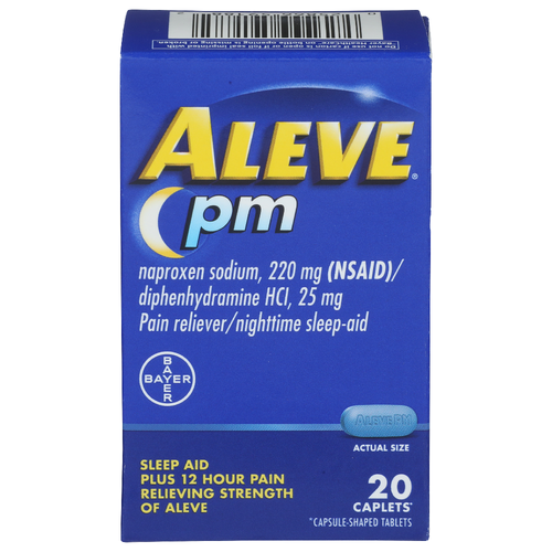 Aleve PM Pain Reliever Nighttime Sleep-Aid - 20 Count