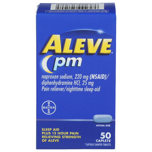 Aleve PM Pain Relievernighttime Sleep-Aid - 50 Count