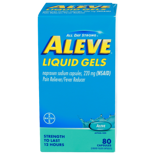 Aleve Liquid Gels All Day Strong - 80 Count