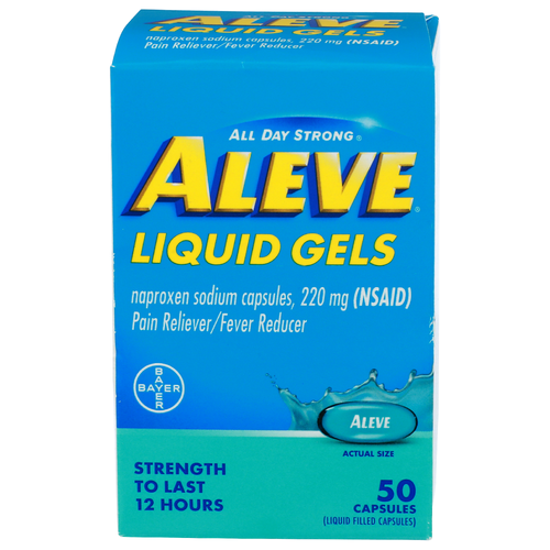 Aleve Naproxen Sodium Capsules - 50 Count