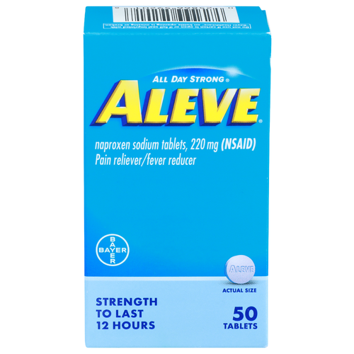 Aleve All Day Strong Pain Relieverfever Reducer - 50 Count