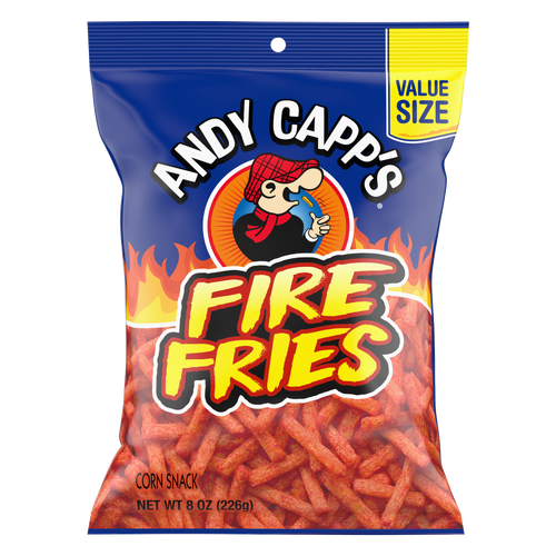 Andy Capp's Fire Fries, Corn & Potato Snacks - 8 Ounce