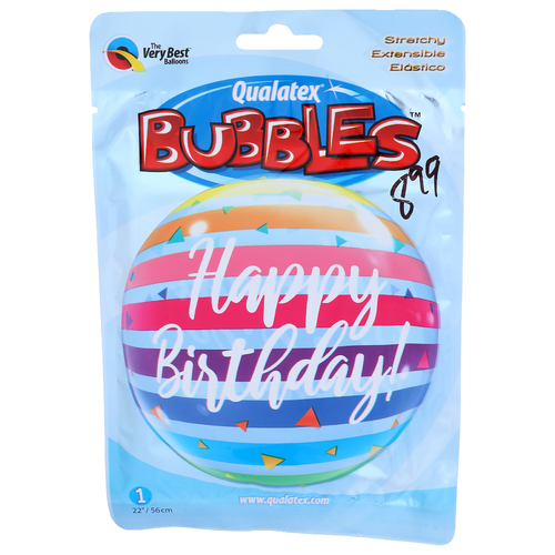 Qualatex Bubbles Stretchy Extensible Elastico - 1 Count