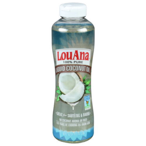Lou Ana Liquid Coconut Oil - 16 Fluid Ounce