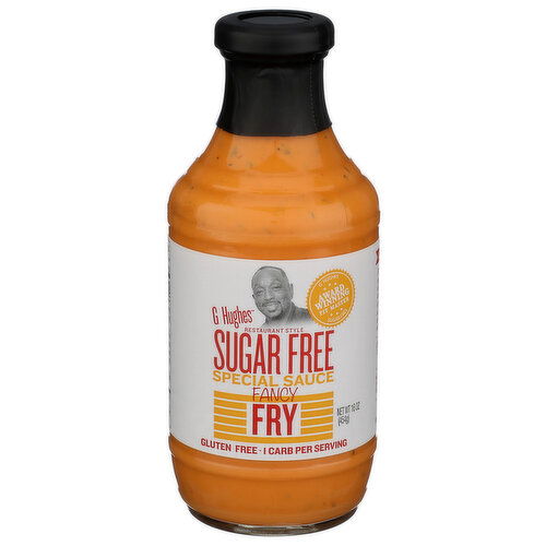 G HUGHES Sauce Fry Fancy Special Sugar Free - 16 Ounce