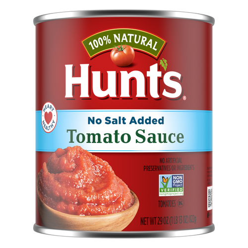 Hunt's No Salt Added Tomato Sauce, Can - 29 Ounce