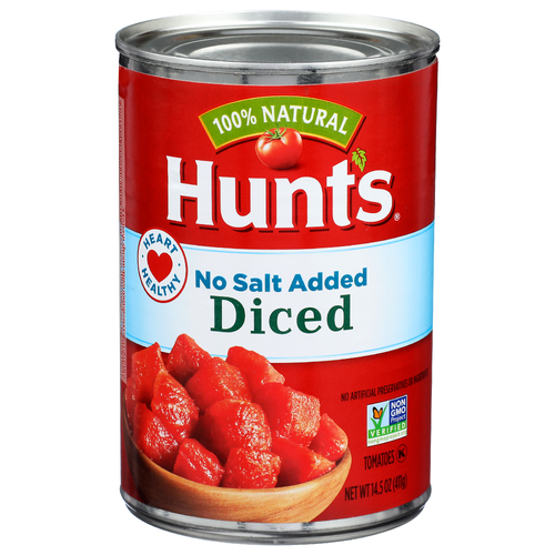 Hunt's No Salt Added Diced Tomatoes - 14.5 Ounce