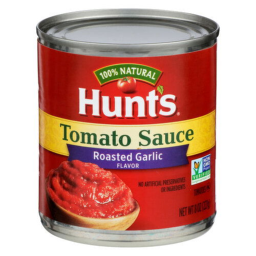 Hunt's Roasted Garlic Tomato Sauce Tomatoes - 8 Ounce
