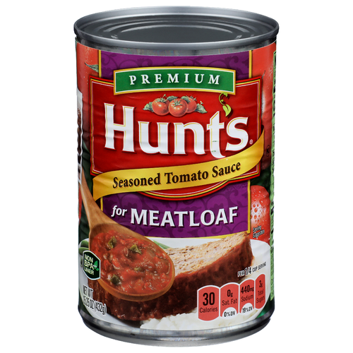 Hunt's For Meatloaf Seasoned Tomato Sauce - 15.25 Ounce