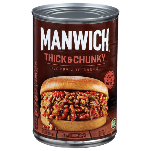 Manwich Thick & Chunky Sloppy Joe Sauce - 15.5 Ounce