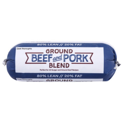 Ground Beef & Pork Blend 80/20 - 16 Ounce