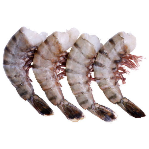 Jumbo Black Tiger Raw Shrimp - Avg 0.93 Lb