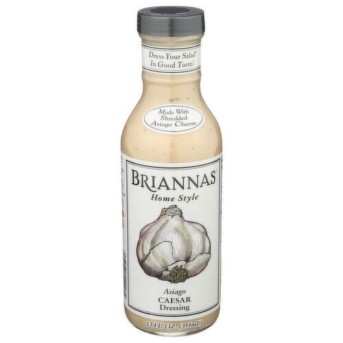 Briannas Salad Dressing Asiago Caesar - 12 Fluid Ounce