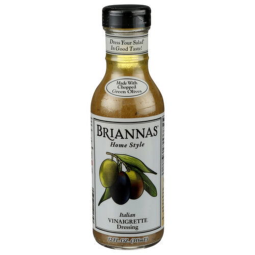 Briannas Salad Dressing Italian Vinaigrette - 12 Fluid Ounce