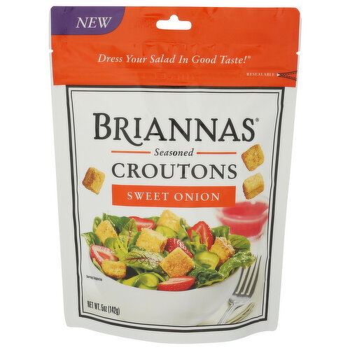 Briannas Sweet Onion Croutons - 5 Ounce Image 1 of 4