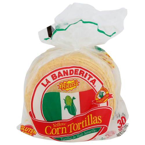 La Banderita Yellow Corn Tortillas - 0.83 Ounce - 30 Count