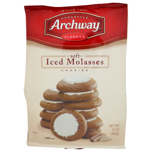 Archway Classics Soft Iced Molasses Cookies - 12 Ounce
