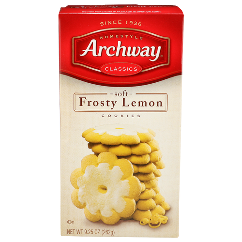 Archway Classics Frosty Lemon Soft Cookies - 9.25 Ounce