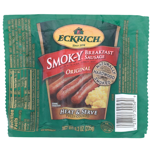 Eckrich Original Smok-Y. Breakfast Sausage - 8.3 Ounce