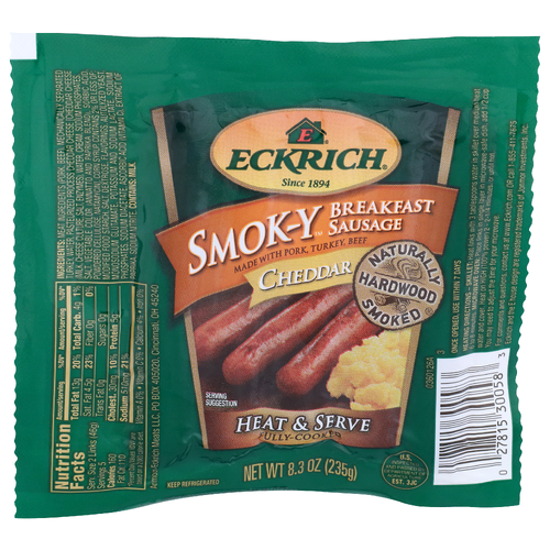 Eckrich Smok-Y Breakfast Sausage - 8.3 Ounce