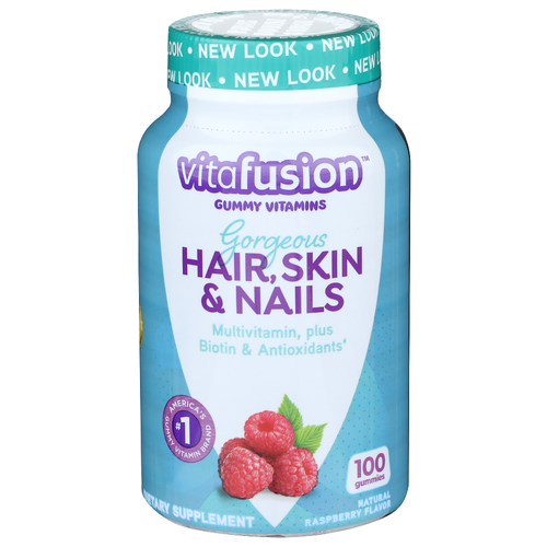 Vitafusion Natural Raspberry Flavor Gummy Vitamins - 100 Count