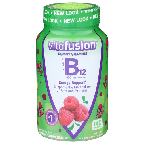 Vitafusion Natural Raspberry Flavor Gummy Vitamins - 140 Count