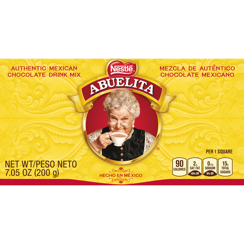 Abuelita Nestle Authentic Mexican Hot Chocolate Drink Mix Bar - 7.05 Ounce