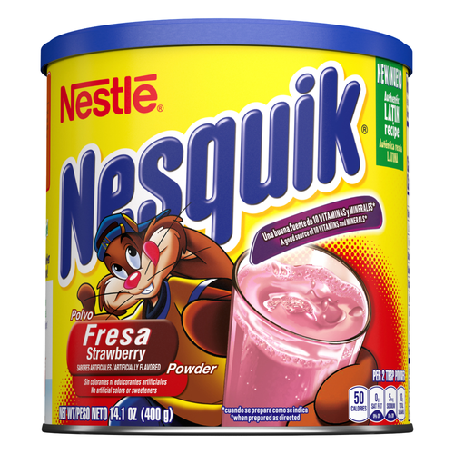 Nesquik Strawberry Canister - 14.1 Ounce