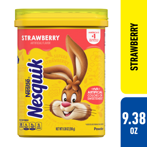 Nestle Nesquik Strawberry Powder - 9.38 Ounce Image 1 of 5