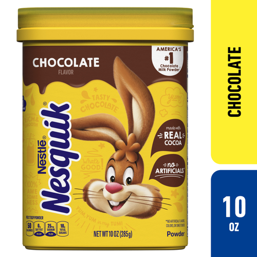 Nestle Nesquik Chocolate Flavor Powder - 10 Ounce Image 1 of 5