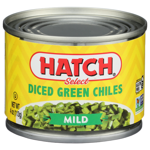 Hatch Mild Green Chiles Diced - 4 Ounce