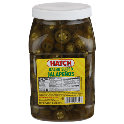 Hatch Nacho Sliced Jalapeno - 105 Ounce