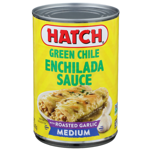 Hatch With Roasted Garlic Medium Green Chile Enchilada Sauce - 15 Ounce