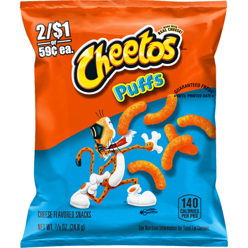 Cheetos Puffs Cheese Flavored Snacks - 0.88 Ounce Image 1 of 3