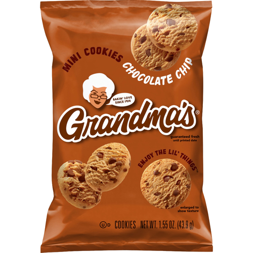 Grandma's Cookies Mini Chocolate Chip - 1.55 Ounce