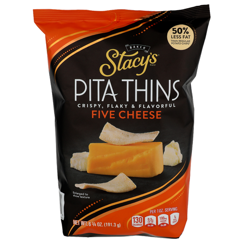 Stacy's Brand Five Cheese Pita Thins - 6.75 Ounce