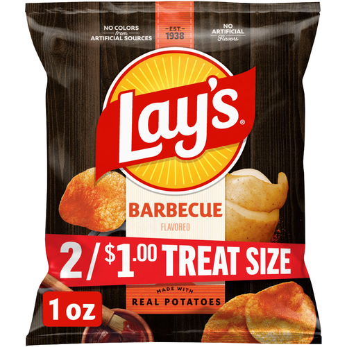 Lay's Potato Chips Barbecue Flavored - 1 Ounce Image 1 of 9