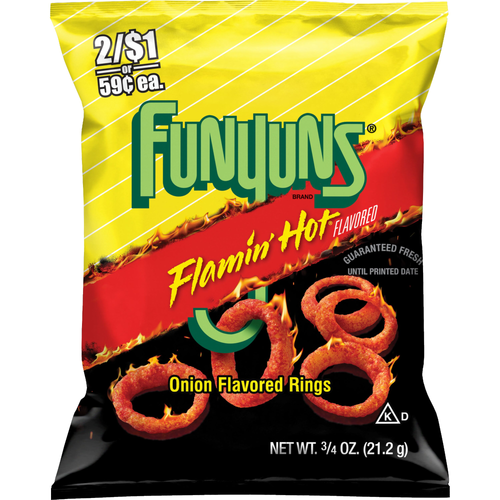 Funyuns Flamin' Hot Onion Flavored Rings - 0.75 Ounce