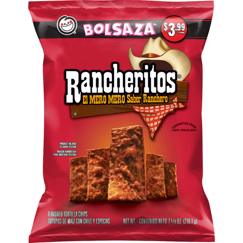 Rancheritos  Chili And Spices Flavored Tortilla Chips - 7.63 Ounce