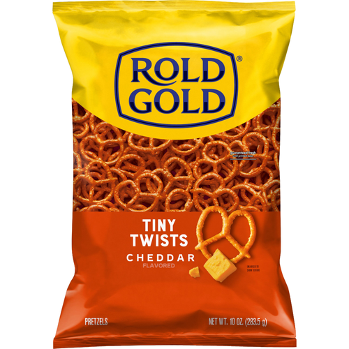 Rold Gold Tiny Twists Pretzels Cheddar Flavored - 10 Ounce