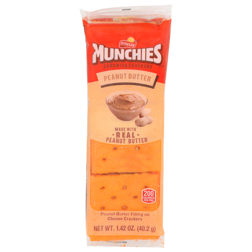 Munchies Peanut Butter Sandwich Crackers - 1.42 Ounce