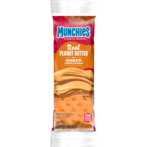 Munchies Baked Sandwich Crackers Peanut Butter - 1.42 Ounce - 1 Count