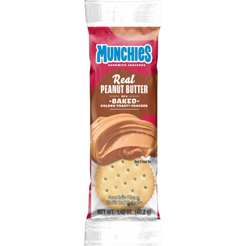 Munchies Baked Sandwich Crackers Peanut Butter - 1.42 Ounce Image 1 of 9