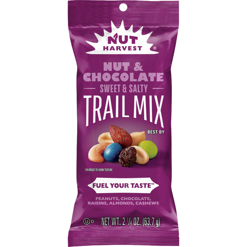 Nut Harvest  Sweet & Salty Nut & Chocolate Trail Mix - 2.25 Ounce