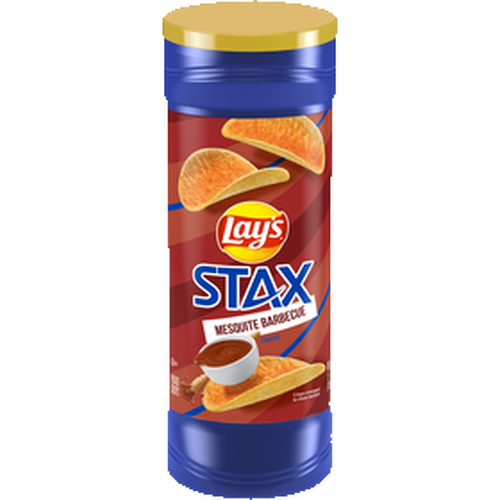 Lay's Stax Mesquite Barbecue Flavored Potato Crisps - 5.5 Ounce