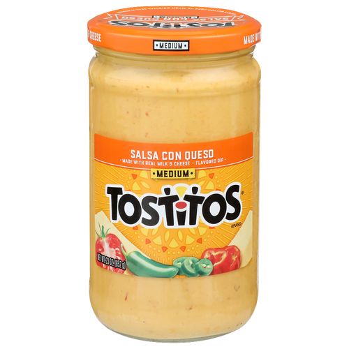 Tostitos Medium Salsa Con Queso - 23 Ounce
