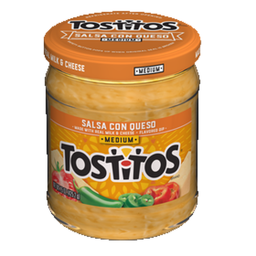 Tostitos Flavored Dip Medium Salsa Con Queso - 15 Ounce