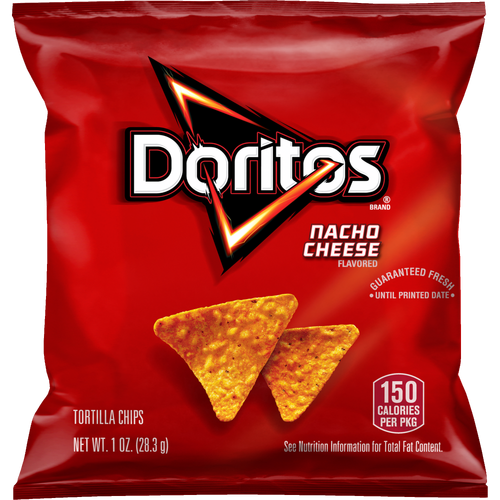 Doritos Tortilla Chips Nacho Cheese Flavored - 1 Ounce
