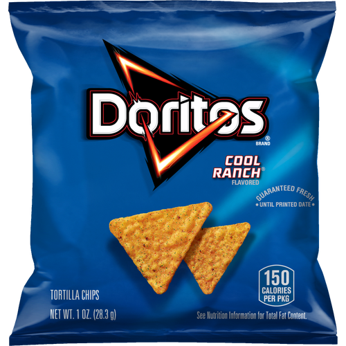 Doritos Tortilla Chips Cool Ranch Flavored - 1 Ounce